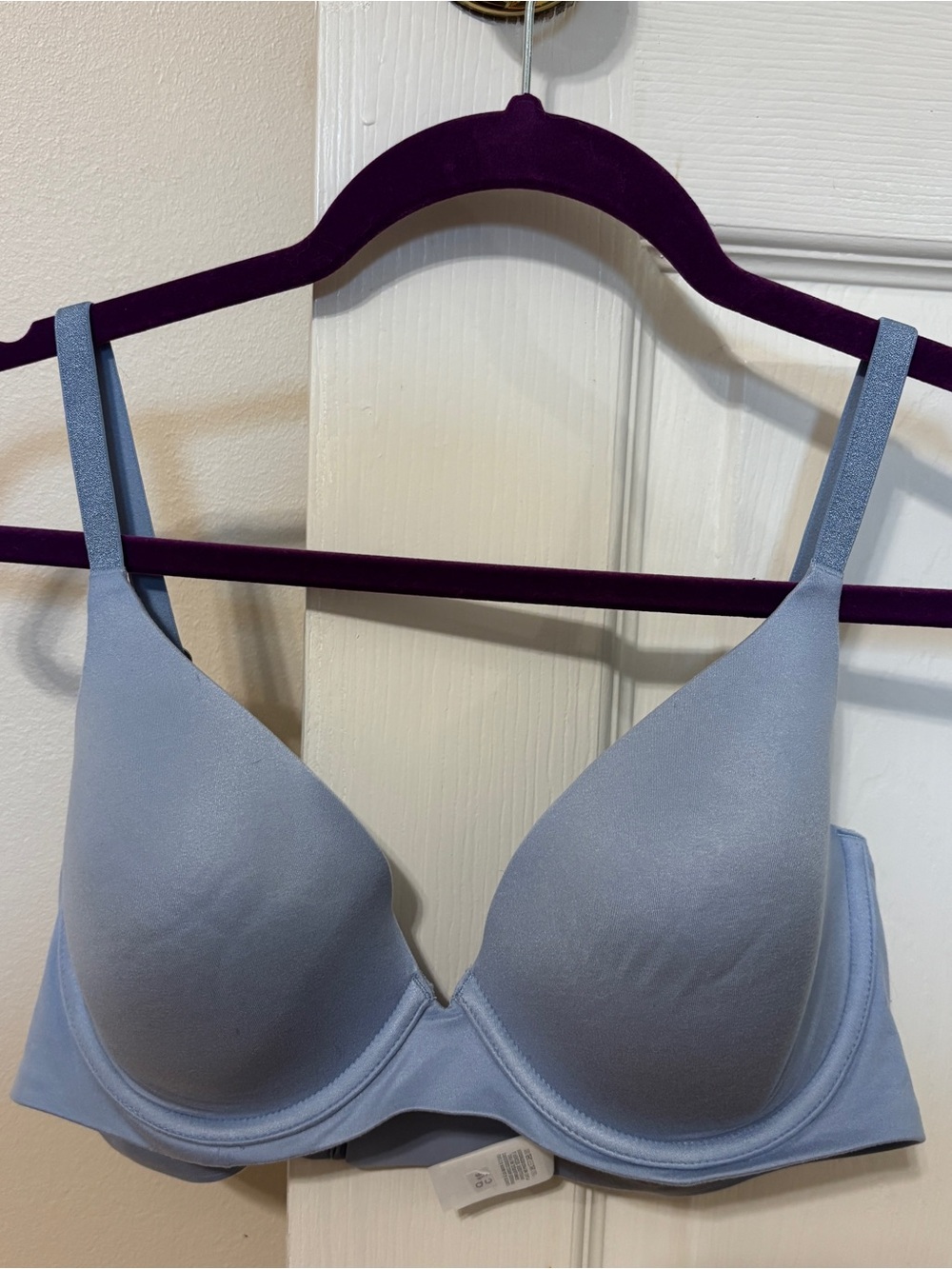 aerie Light Blue Periwinkle Smooth Padded T-Shirt Bra Sunnie 36C